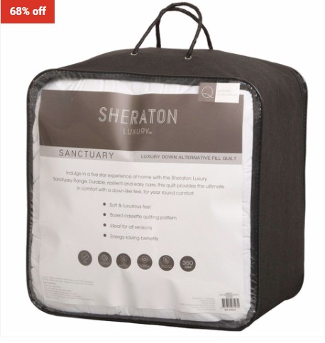 68% OFF Simba Sheraton Luxury Microfibre 350gsm Quilt King Size $60 (RRP$189.95)