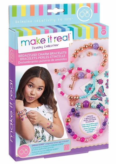 Make it Real Make It Real Bedazzled! Charm Bracelets – Blooming Creativity $9.99