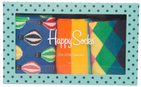 47% OFF Happy Socks 3 Pack Gift Box $24.99 (RRP$24.99)