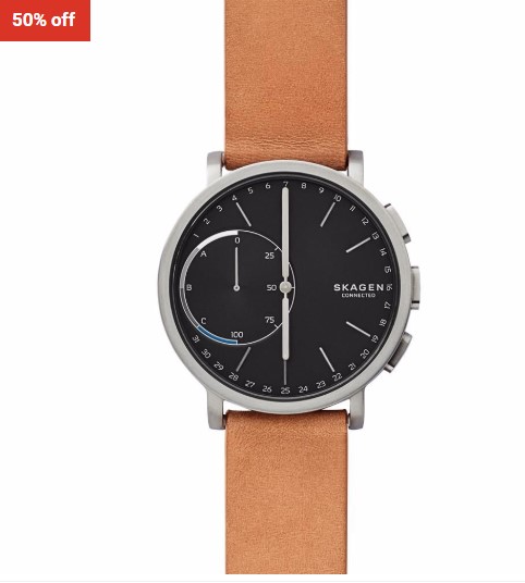50% OFF Skagen Hagen Connected Brown Smart Watch SKT1104 $149 (RRP$299)