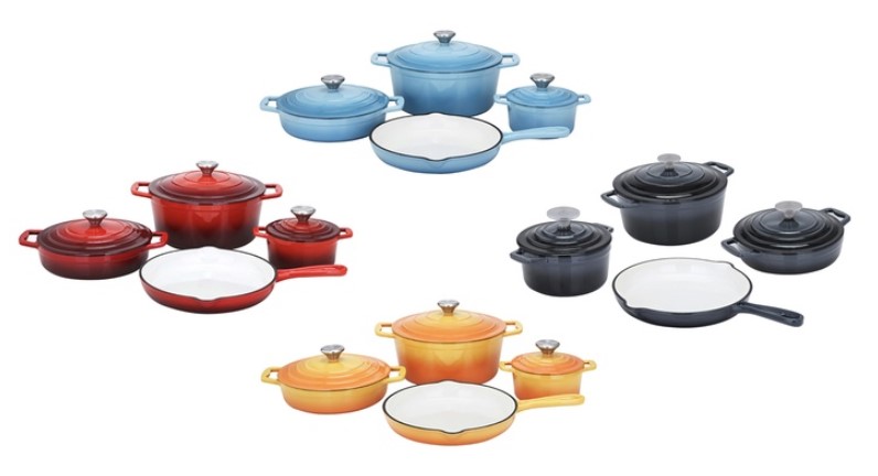 $199 for a Xanten Seven-Piece Cast Iron Cookware Set