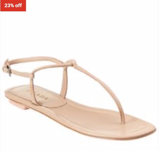 23% OFF Prada Buckle Suede Sandal $598.80 (RRP$775)