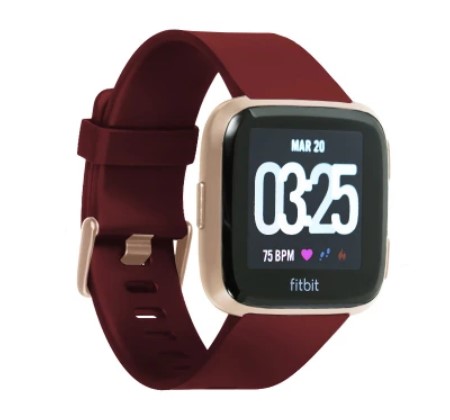 Fitbit Versa Smart Fitness Watch (Ruby, Rose Gold Aluminium) $229 (Don’t Pay $299)