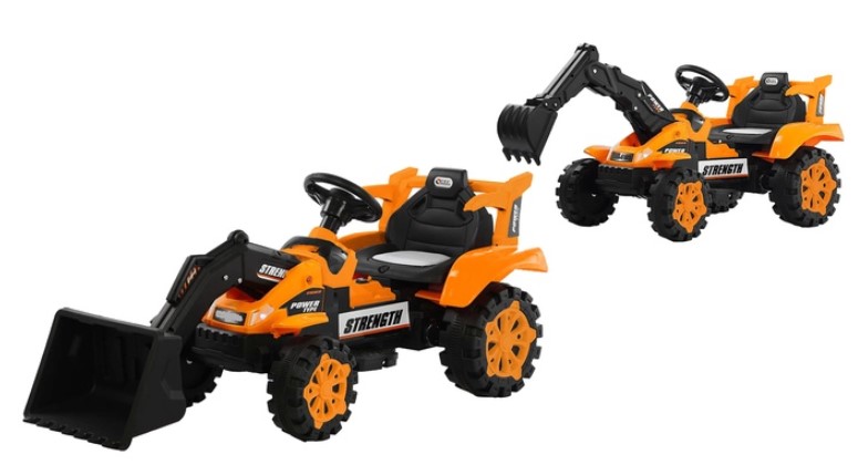 $139 for a Kids’ Ride-On Excavator or Front Loader (Don’t Pay $299)