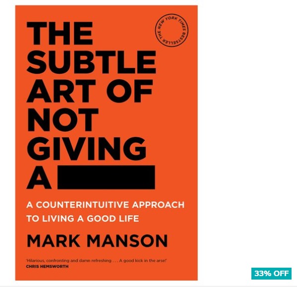 33% OFF The Subtle Art Of Not Giving a F#ck Book $19.99 (Don’t pay $29.99)