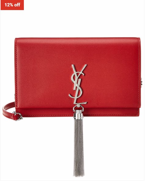 12% OFF Saint Laurent Kate Tassel Leather Wallet On Chain $2068.20 (RRP$2362)