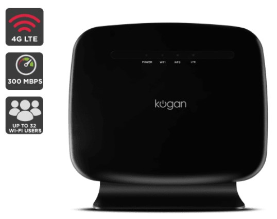 25% OFF Kogan N300 4G LTE Modem & Wireless Router $89 (Was $119)