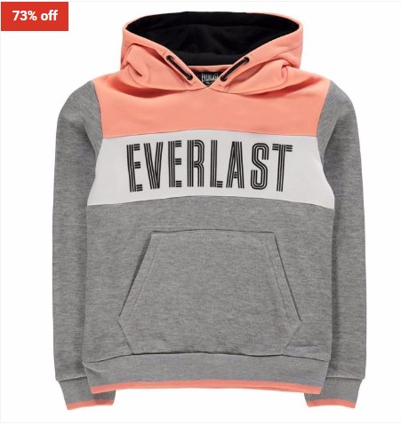 73% OFF Everlast Large Logo OTH Hoody Junior Girls $13.80 (RRP$50.58)