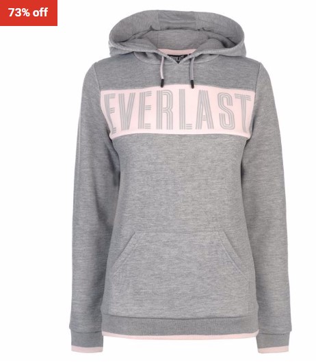 73% OFF Everlast Long Line OTH Hoodie Ladies $18.40 (RRP$68.98)