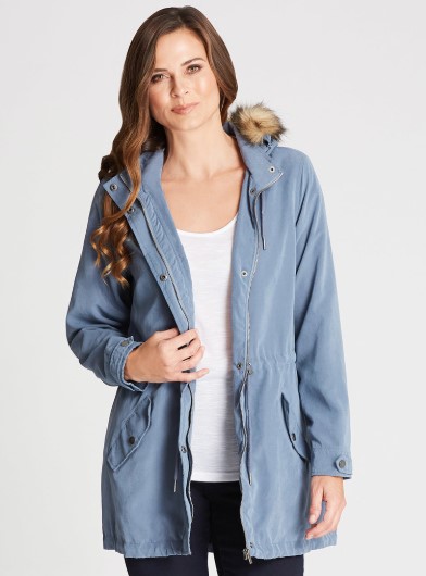 Fur Trim Parka $28.00 (Was$69.99)