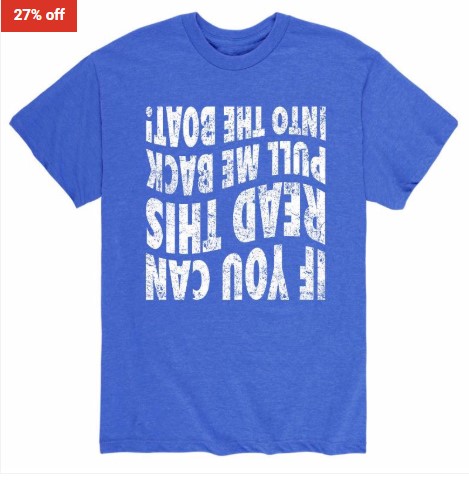 27% OFF Nerd If You Can Read This Pull Into Boat Adult Short Sleeve Tee $22 (RRP$30)