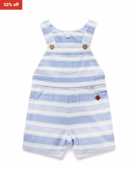 52% OFF Purebaby Westside Stripe Gelati Overalls $29 (RRP$59.95)