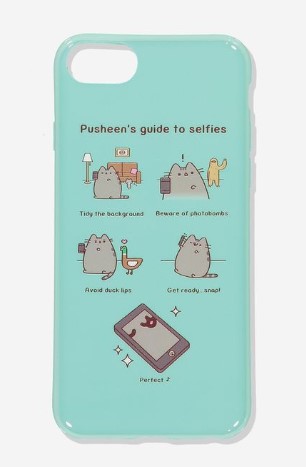 50% OFF Typo Pusheen Phone Cover Universal 6,7,8 $6.49 (RRP$12.99)