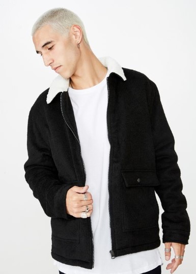 Cotton On Men Sherpa Trucker Jacket $99.99