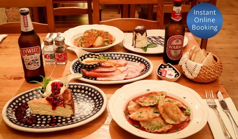 Three-Course Polish Dinner + Beer for 2 ($49), 4 ($98) or 6 People ($147) at Na Zdrowie (Up to $337.50 Value)