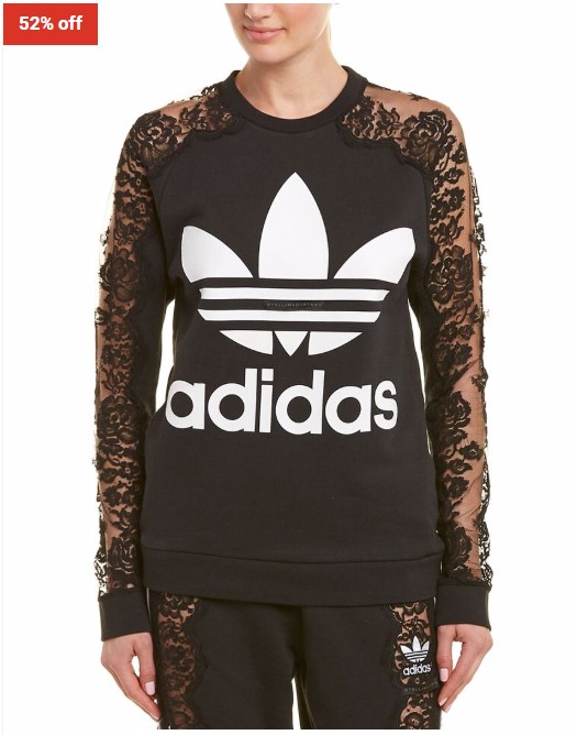 52% OFF Stella McCartney Adidas 3-Stripe Lace Sweatshirt $494 (RRP$1022)