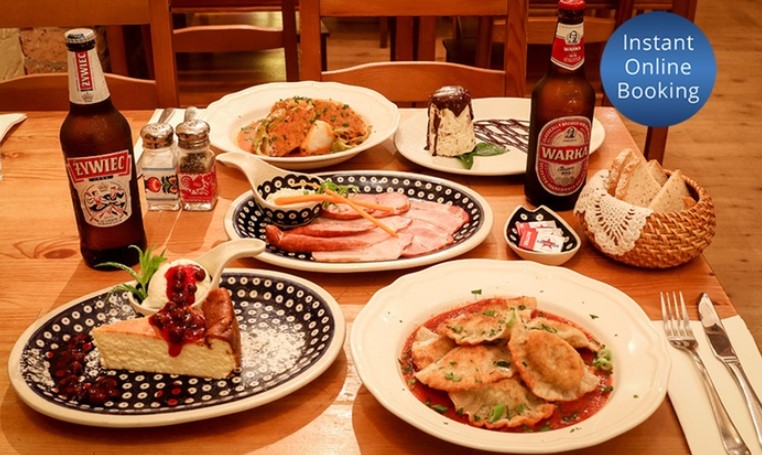 Three-Course Polish Dinner + Beer for 2 ($49), 4 ($98) or 6 People ($147) at Na Zdrowie (Up to $337.50 Value)