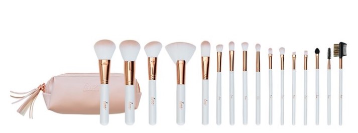 Illuminate Me 16-Piece Cosmetic Brush Set – Pastel Pink $29.99