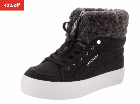 42% OFF Skechers Women’s Alba – Fuzzy Toppers Boot $75 (RRP$129.99)