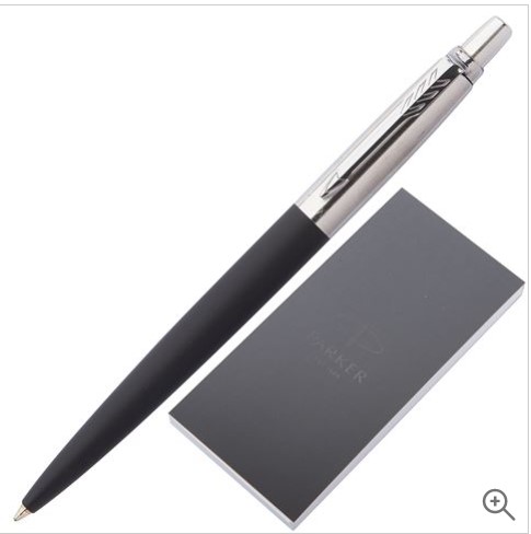 Parker Jotter Black Ballpoint Pen with Notebook $6.00 (RRP:$30.00)