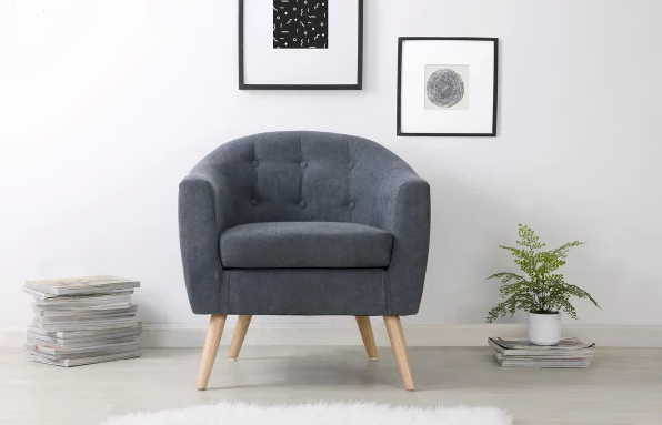 Shangri-La Sanna Armchair (Midnight Blue) $149 (Was $229)