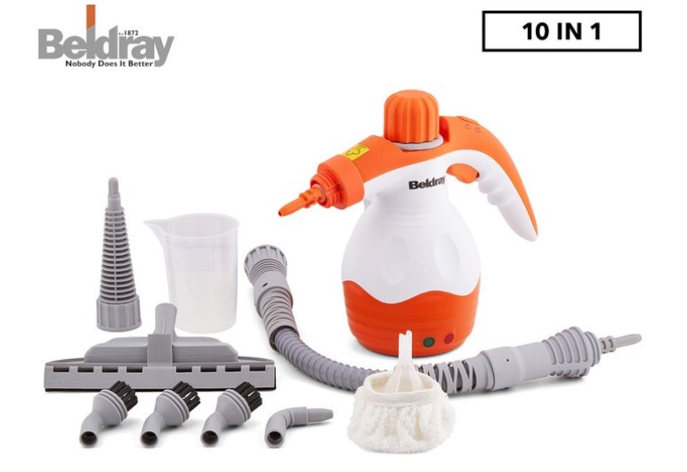 Beldray 10-In-1 Handheld Steam Cleaner $37