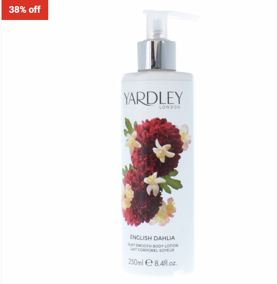 38% OFF Yardley English Dahlia Body Lotion 250ml $8 (RRP$13)