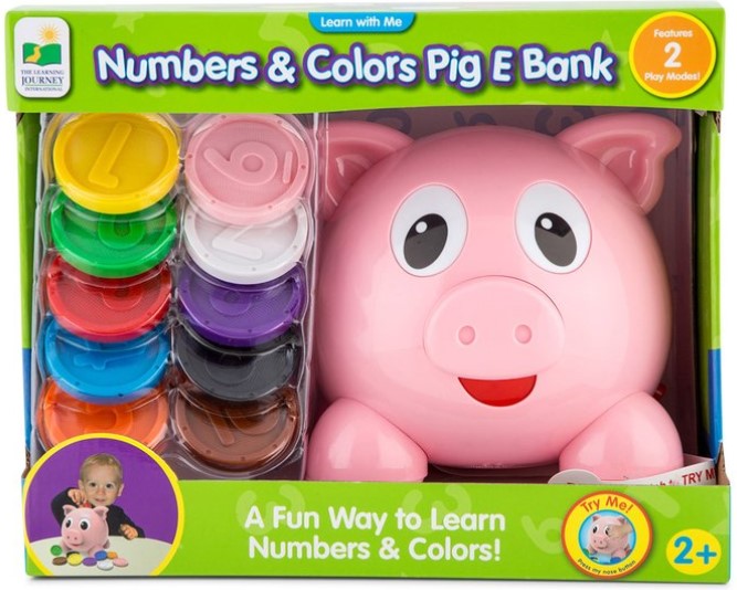 The Learning Journey Numbers & Colors Pig E Bank $29.99