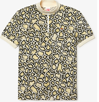 UNISEX LACOSTE LIVE X OPENING CEREMONY REGULAR FIT PRINT POLO $179.00