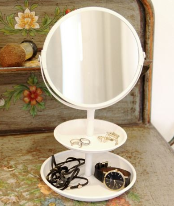 Butlers Jewellery Magnifying Mirror White $12.00 (RRP:$40.00)