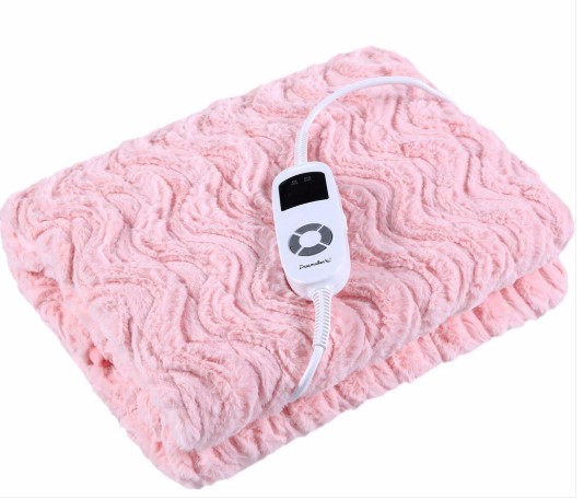 66% OFF Dreamaker Faux Fur Heated Throw Blanket – Blush $85 (RRP$249.95)