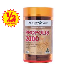 Healthy Care Propolis 2000mg 200 Capsules $11.49 (WAS: $22.99)