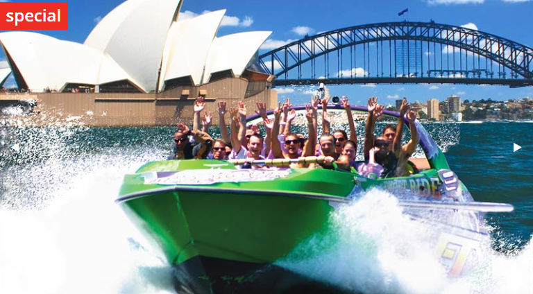 Jet Boat Circular Quay Sydney, 30 Minutes – LAST MINUTE SPECIAL $51