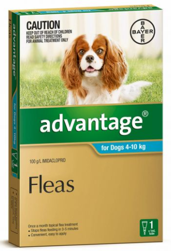 Advantage Flea Treatment for Medium Dogs 4-10kg $15.59 – $62.39