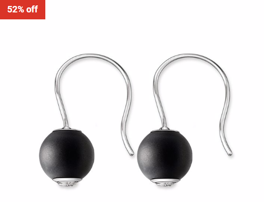 52% OFF Thomas Sabo Earring Set Deep Obsidian $55 (RRP$115)