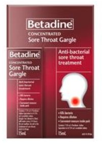 Betadine Sore Throat Gargle 15mL $7.39 (Don’t Pay RRP: $10.95)