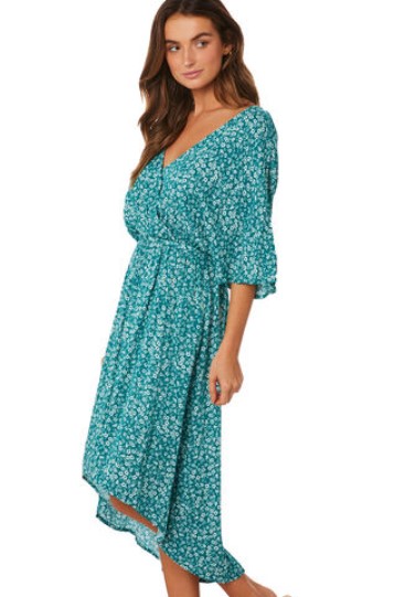 Emerald Fields Midi Dress Details $99.95