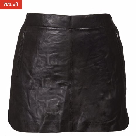 76% OFF hElium Ladies Skirt Black $89 (RRP$369)