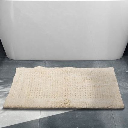 Rans Waffle Bathmat Ivory 50x80cm $14.00 (RRP:$40.00)