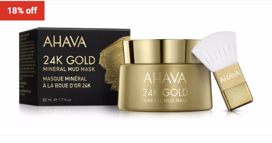 18% OFF Ahava 24K Gold Facial Mud Mask 50ml $65 (RRP$79)