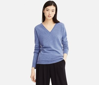 WOMEN Cashmere V Neck Sweater AU$79.90 (RRPAU$129.90)