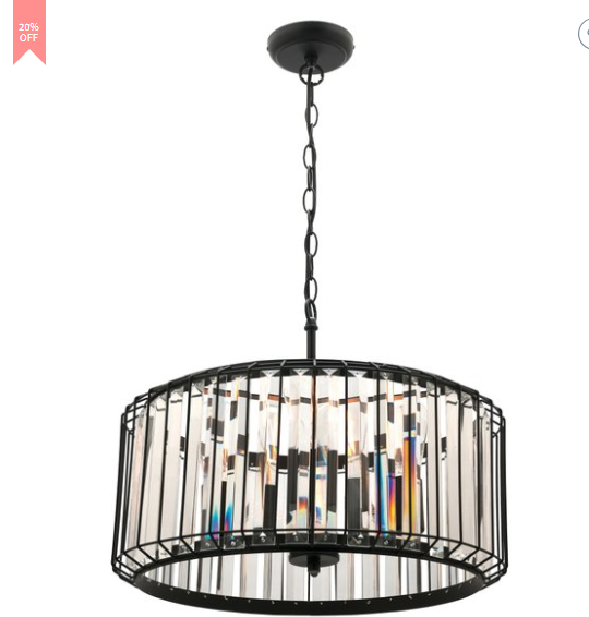 20% OFF Olympia Pendant Light, 4 Light $339.20 (RRP$424)