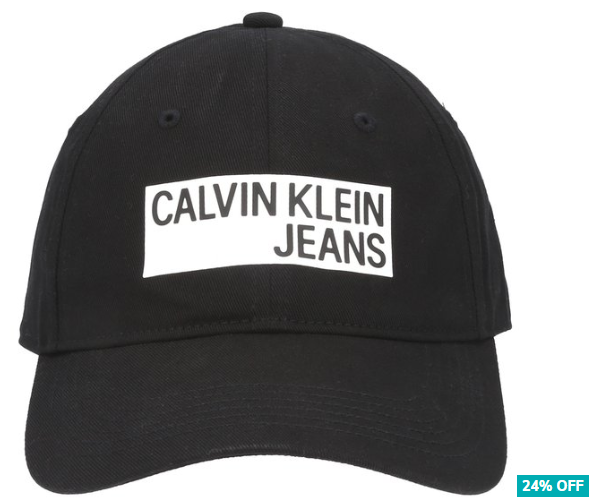 24% OFF Calvin Klein Jeans Baseball Cap – Black/White $44.99 (Don’t pay $59.95)
