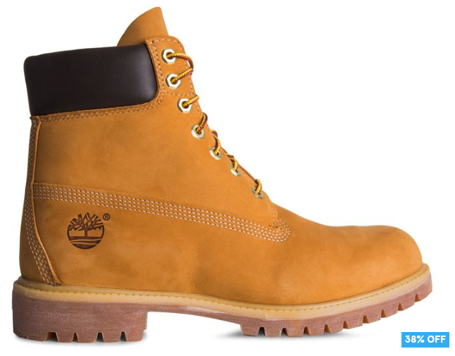 38% OFF Timberland Men’s 6″ Premium Boots – Wheat $165