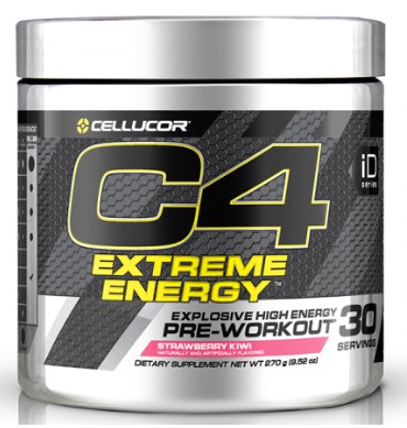 CELLUCOR C4 EXTREME ENERGY 30 SERVES STRAWBERRY KIWI BEST BEFORE 01 SEP 2019 $54.28