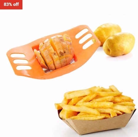 83% OFF Colourblocker Potato Wedge Chip Slicer Cutter $3 (RRP$17.95)