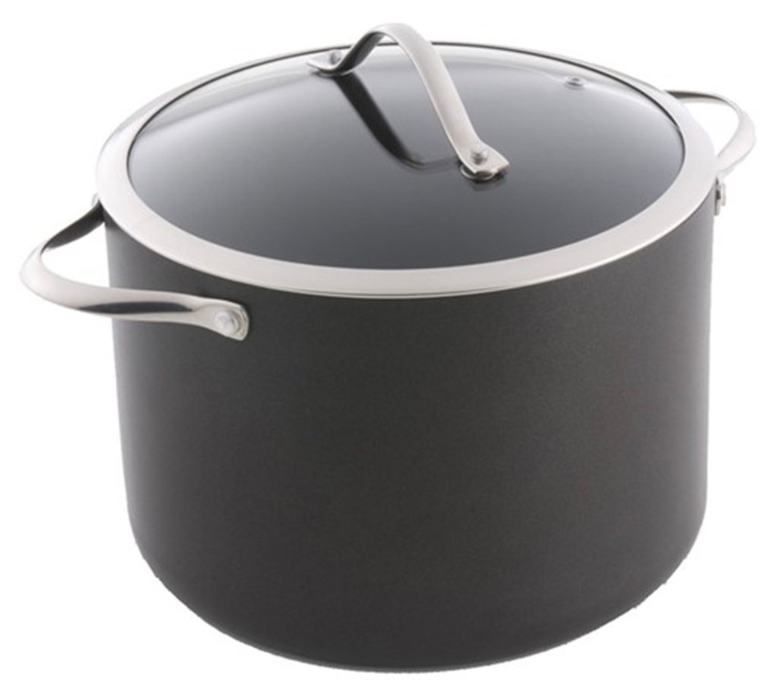 Baccarat iD3 Hard Anodised 24 x 17cm Stockpot With Lid $129.99 (RRP $279.99)