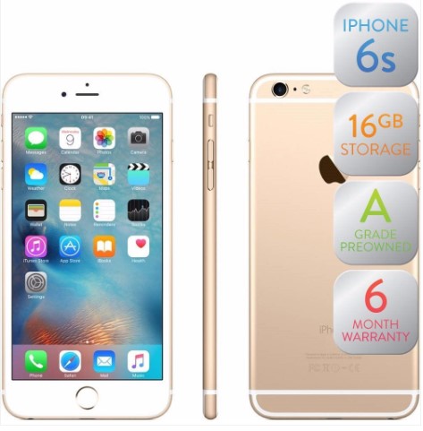 Apple iPhone 6S 16GB Gold (Pre-Owned – A Grade) $309