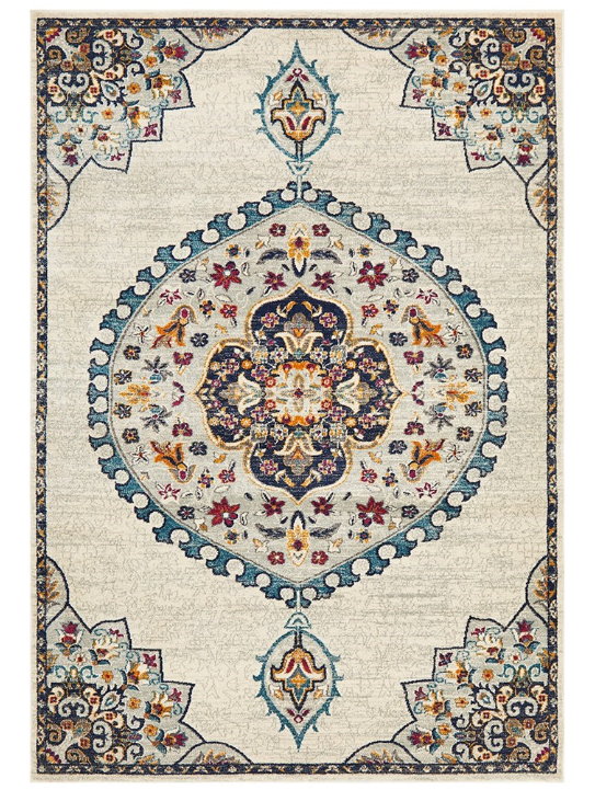 Rug Culture Babylon Oriental Rug White 290×200 $214.99 (RRP $599.00)