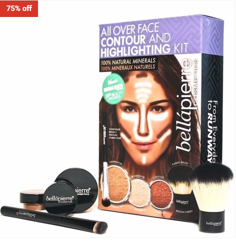 75% OFF Bellapierre All Over Face Contour And Highlighting Kit – Medium $19 (RRP$74.99)